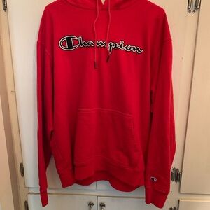 Champion Red Sweatshirt Casual Athletic Wear